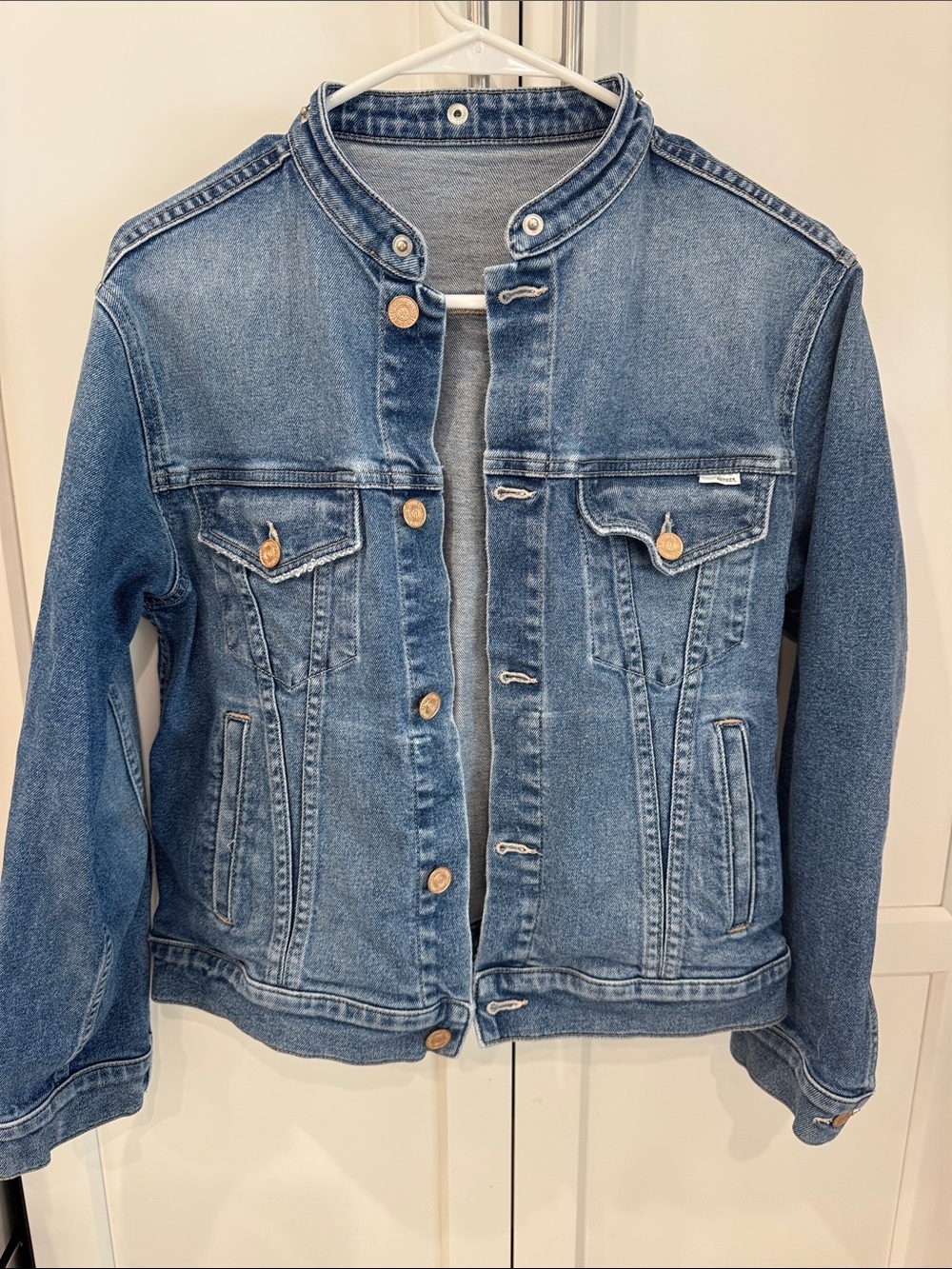 MOTHER Blue Denim Jean Jacket
